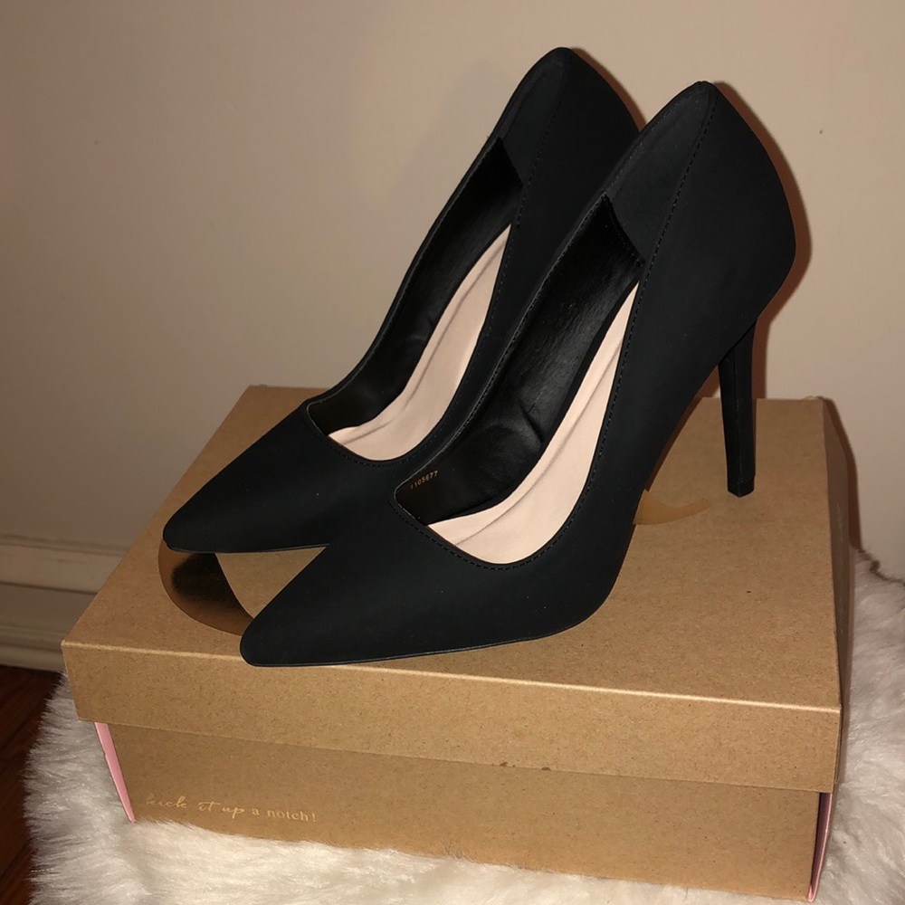 Black high heels